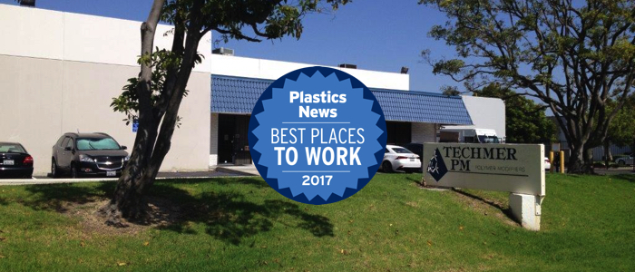 Techmer PM Ranks 7th in Plastics News’ 2017 ‘Best Places to Work’ List