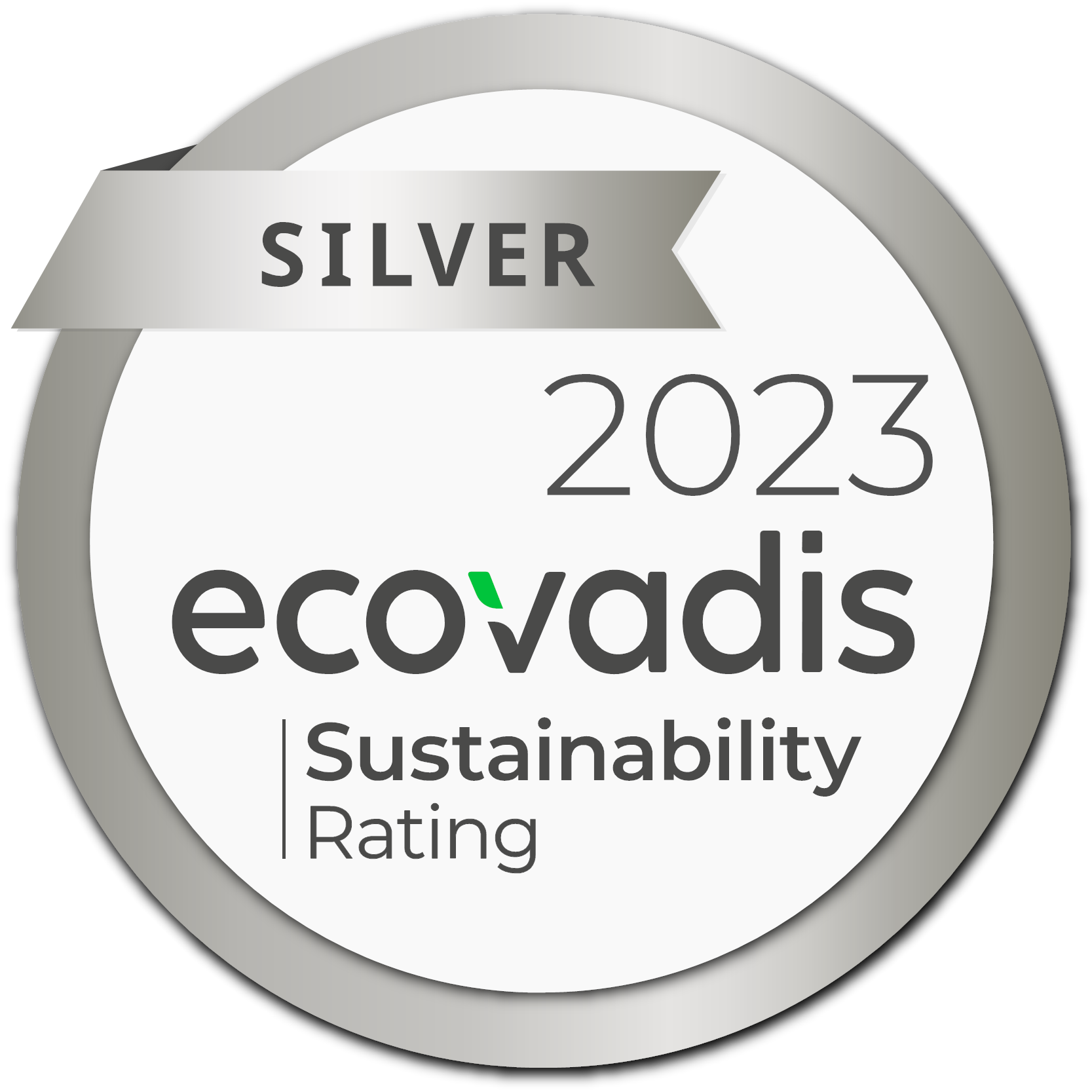 ecovadis silver rating logo 
